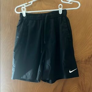 Nike Black Athletic Shorts with Elastic Waistband